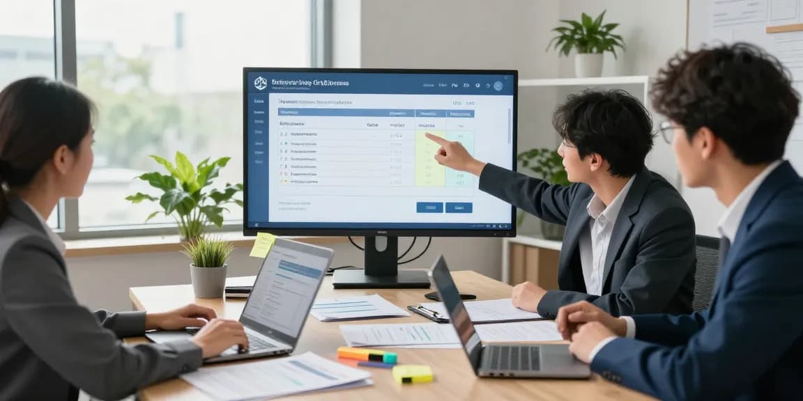 Detect fraud invoice in a collaborative business setting with professionals analyzing invoices and fraud metrics.