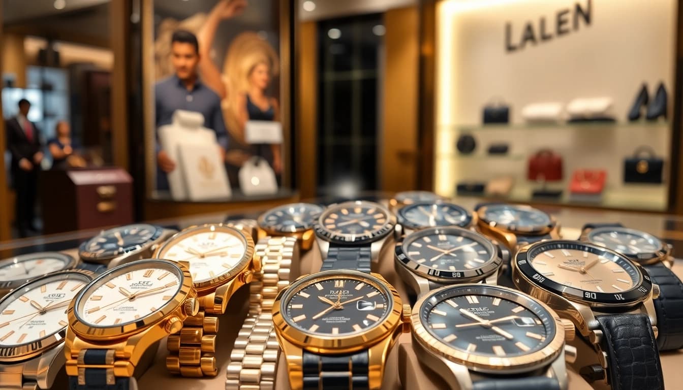 Explore stunning super clone watches that showcase luxury craftsmanship in a sophisticated setting.