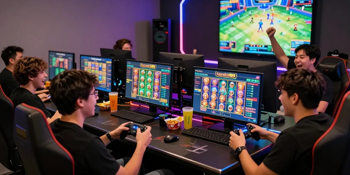 Players enjoying garuda303 slot games in an exciting gaming environment.