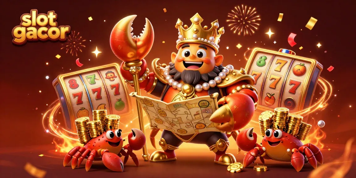 Menang besar di slot gacor dengan raja kepiting emas dan simbol keberuntungan