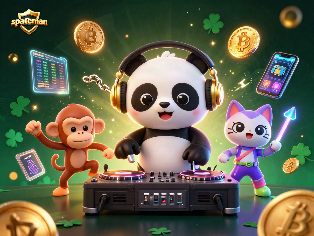 Join the spaceman and friends at a lively casino party, full of fun and excitement.