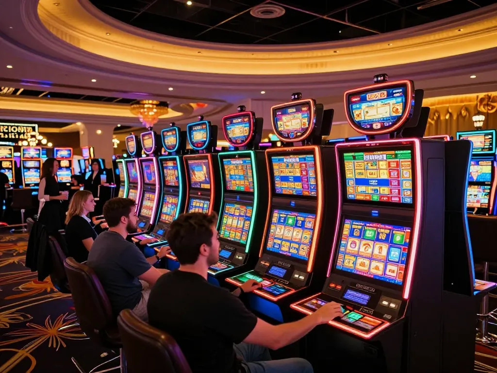 Experience thrilling gameplay with slot bonus new member 100 di awal at vibrant Las Vegas casino.