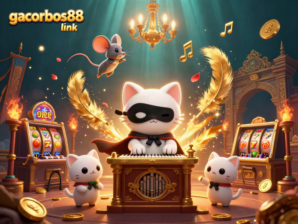 Experience the thrill of gaming with the gacorbos88 link in a stunning 3D casino scene.