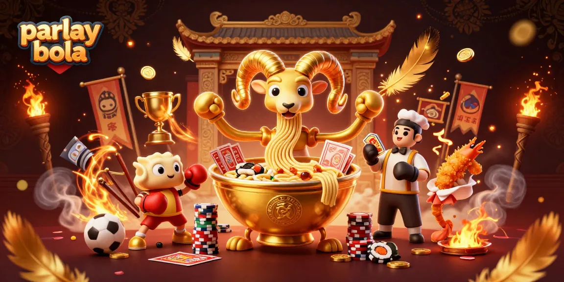 Experience thrilling sports betting with parlay bola and dynamic characters in action.