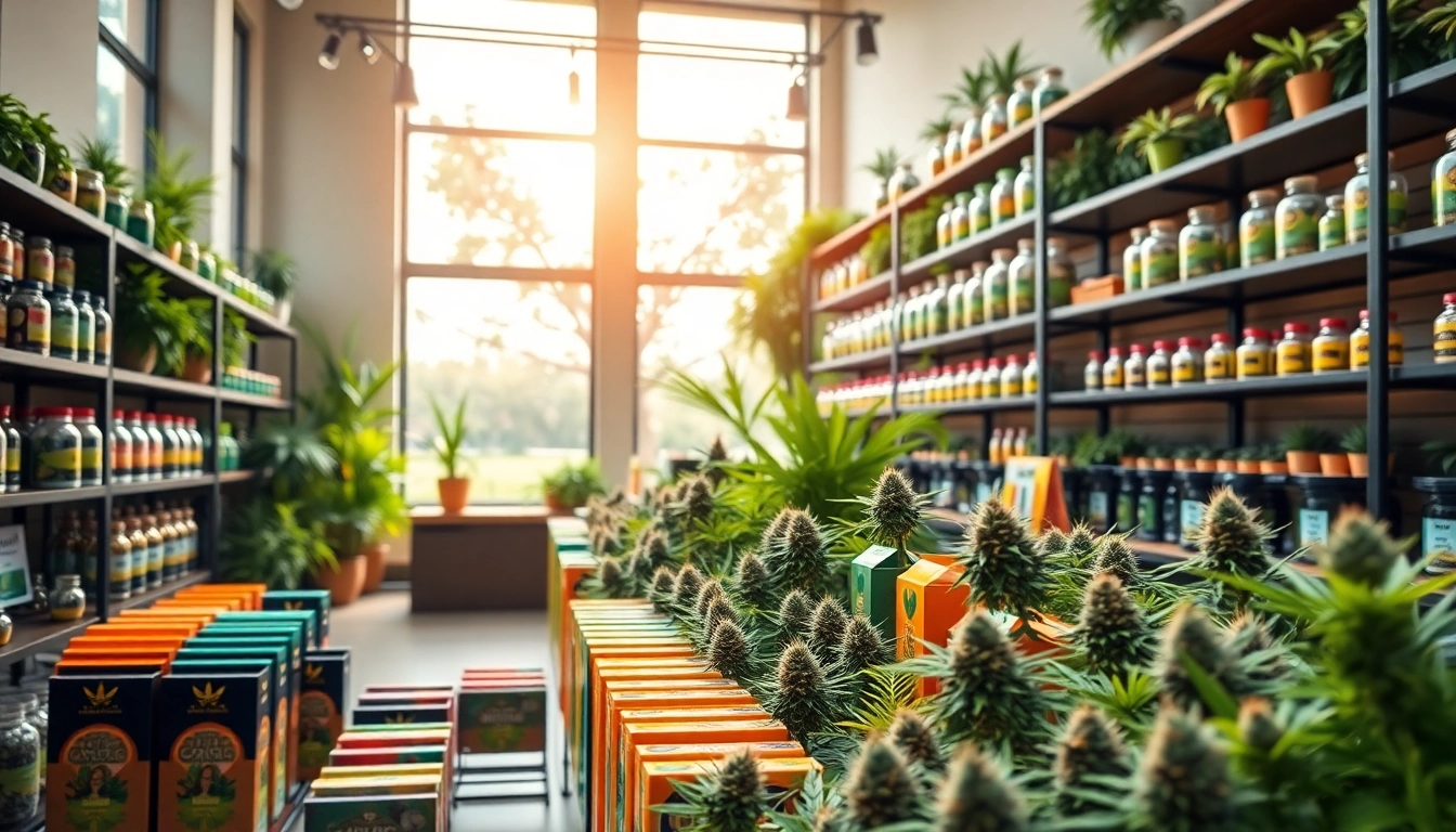 Find out where can you buy weed legally in this inviting cannabis store display.