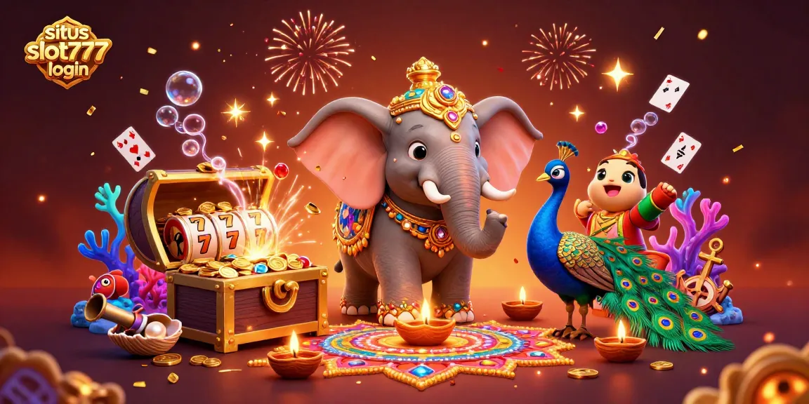 Engage with situs slot777 login as 3D cartoon characters come alive in a vibrant casino scene.