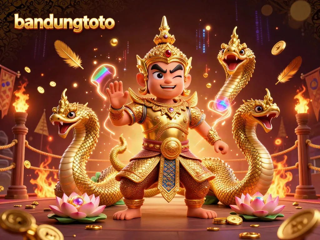 Experience exhilarating gameplay at bandungtoto with animated guardians and dynamic casino elements.