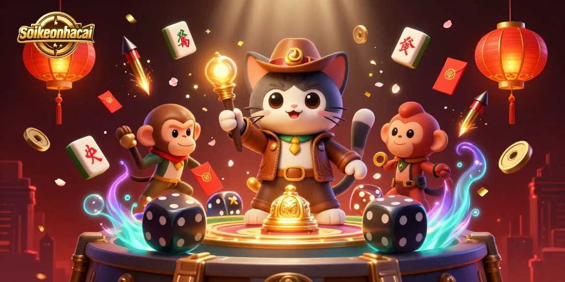 Engage in thrilling betting strategies with soikeonhacai as a cartoon explorer uncovers casino treasures in a vibrant scene.