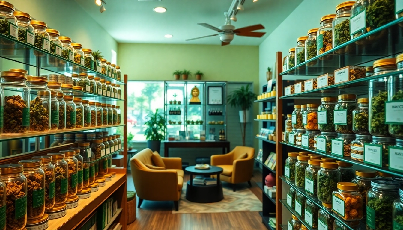 Explore where can you buy weed online with a vibrant cannabis dispensary display.
