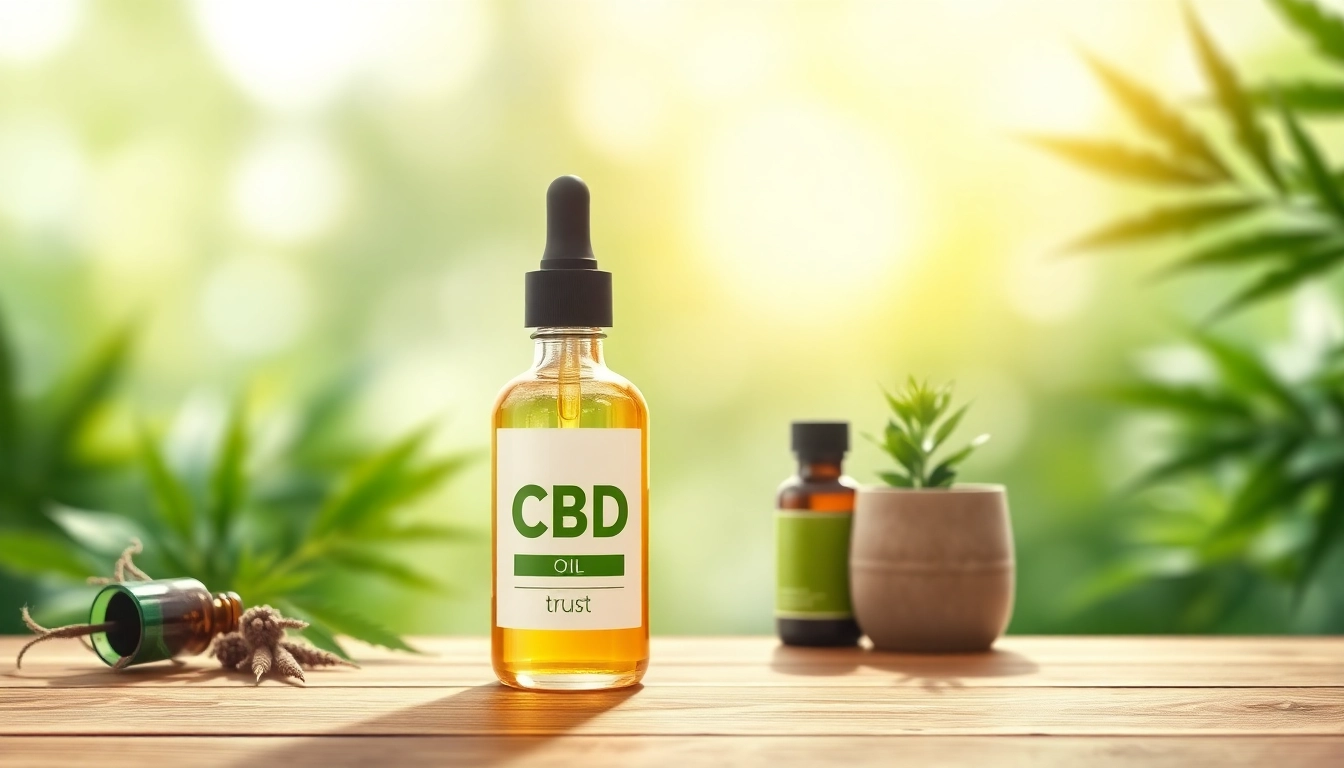 Discover the benefits of CBD Oil with a detailed view of a glass dropper bottle against a natural background.
